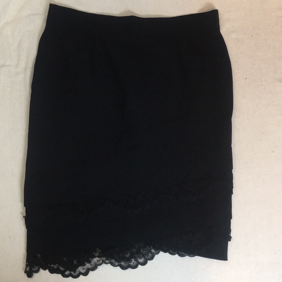 Vintage Escada Couture Wool pencil skirt 6 - Picture 2 of 8
